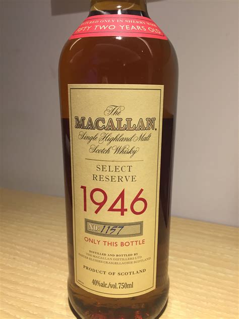 whisky the macallan 1946